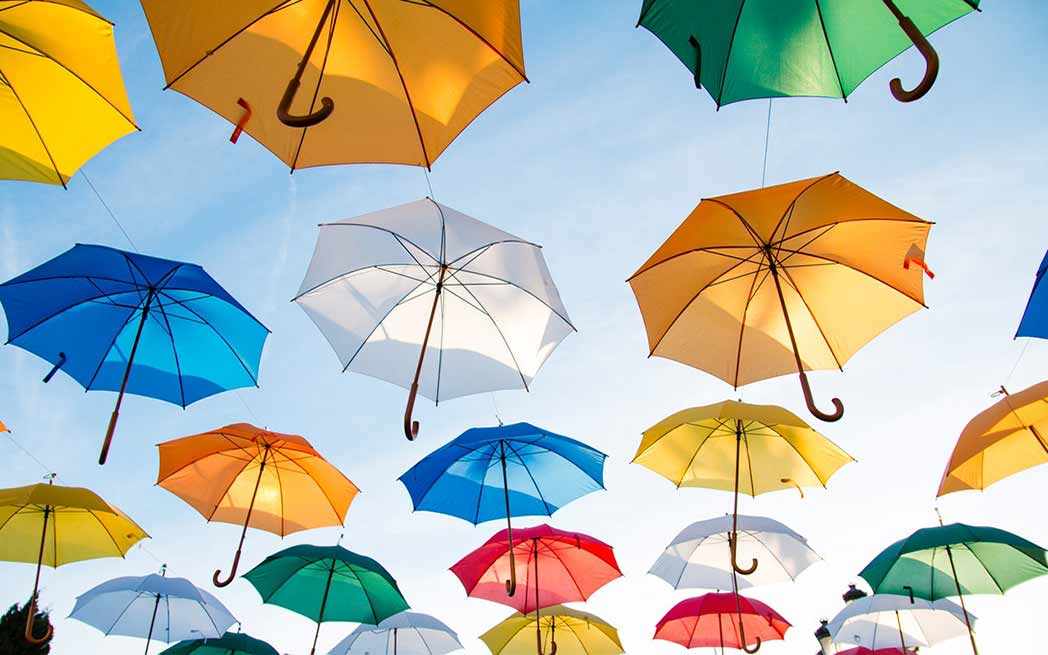 colourful umbrellas - WestmountMag.ca