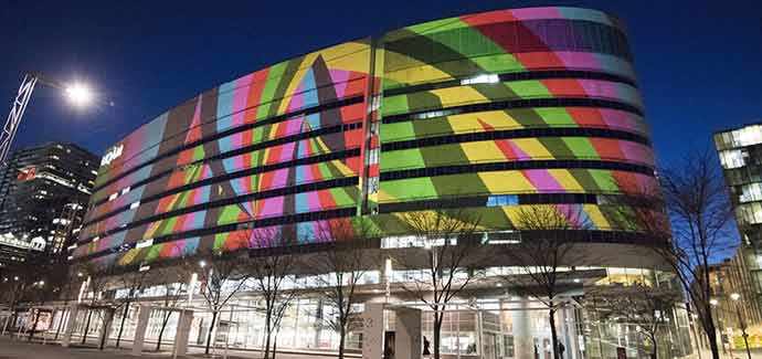 UQAM : 50 ans d'audace, une projection architecturale de HUB Studio © Nathalie St-Pierre – WestmountMag.ca