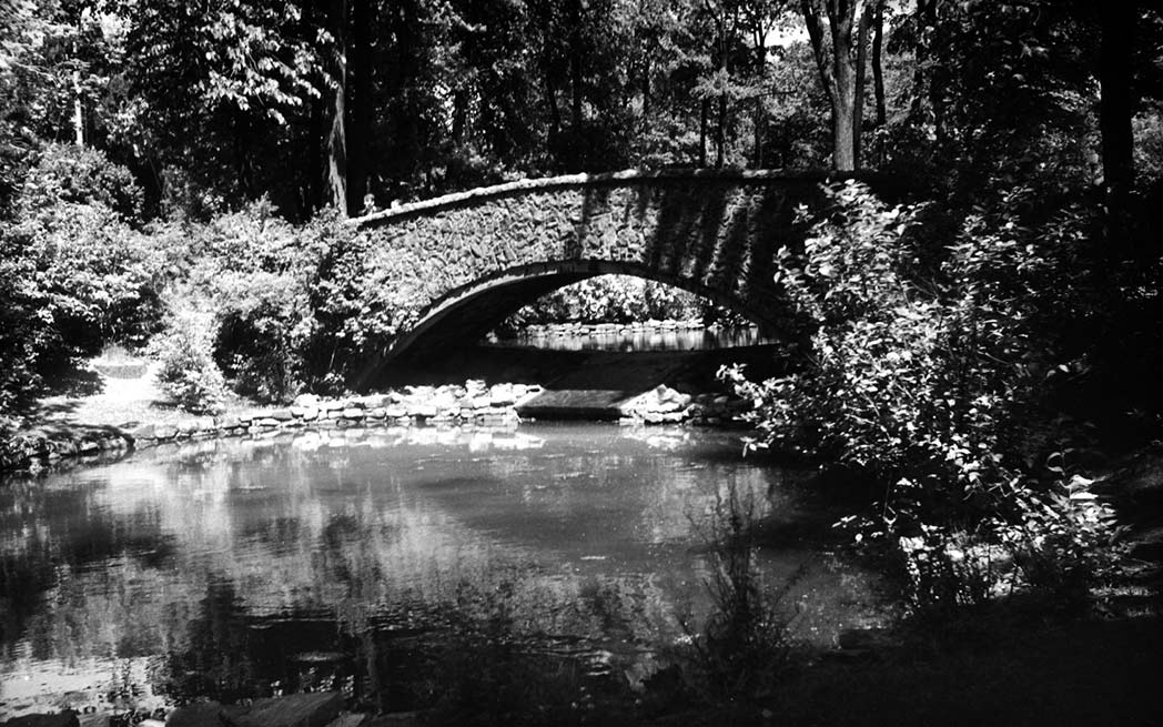 old stone bridge in Westmount Park