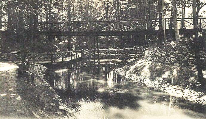 Westmount park postcard