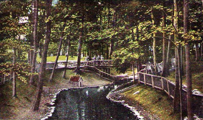 Westmount park postcard