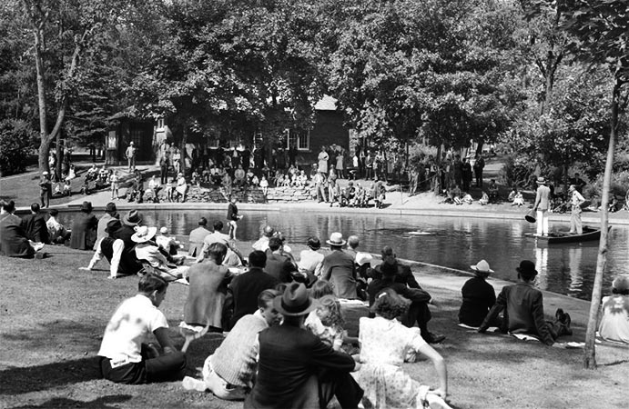 Angler’s competition in the lagoon at Westmount Park