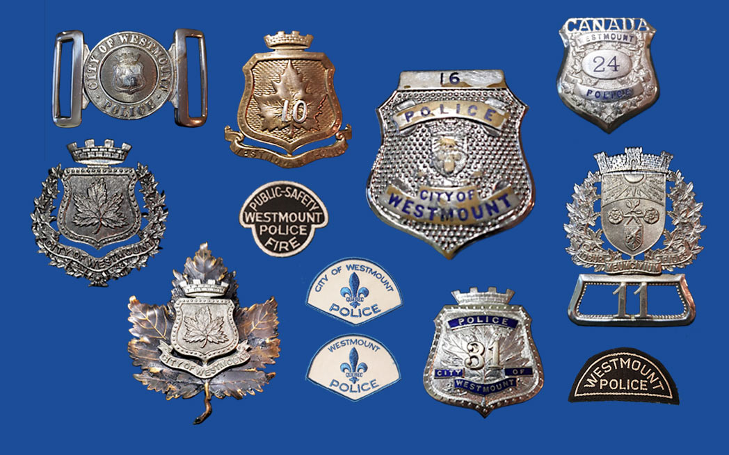 Westmount police badges
