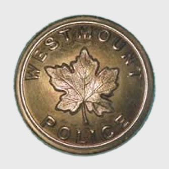 police uniform button