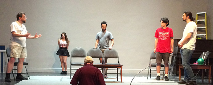 The Younkers rehearse And Then There Were None