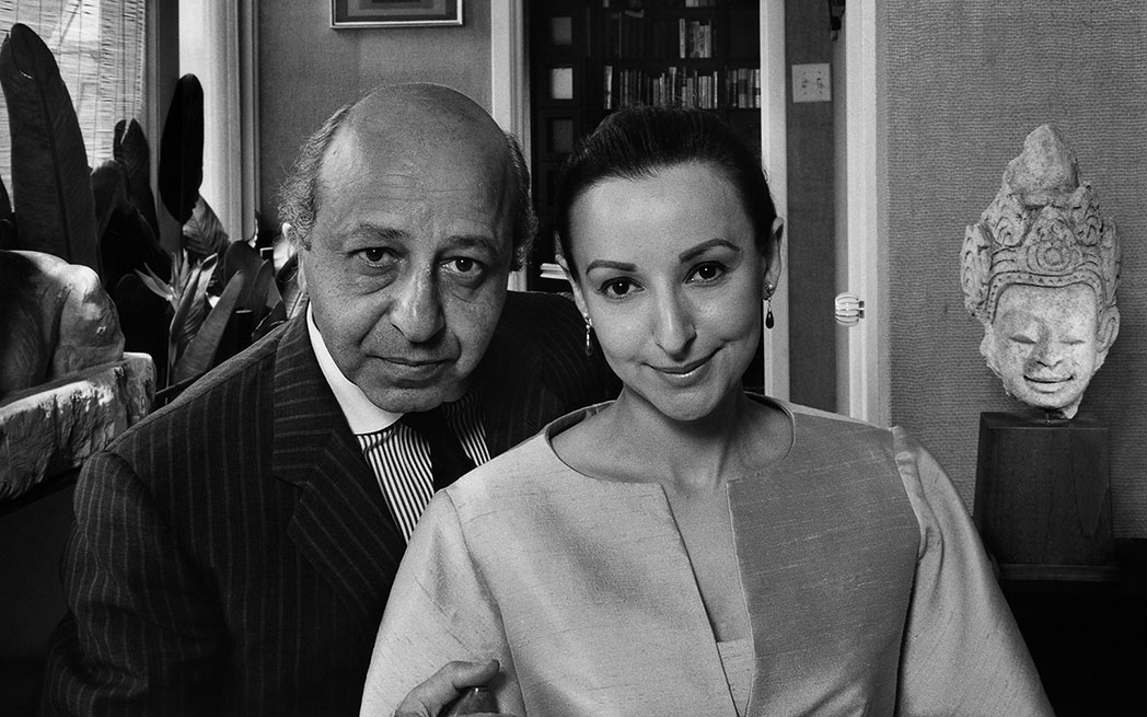 Yousuf Karsh and wife