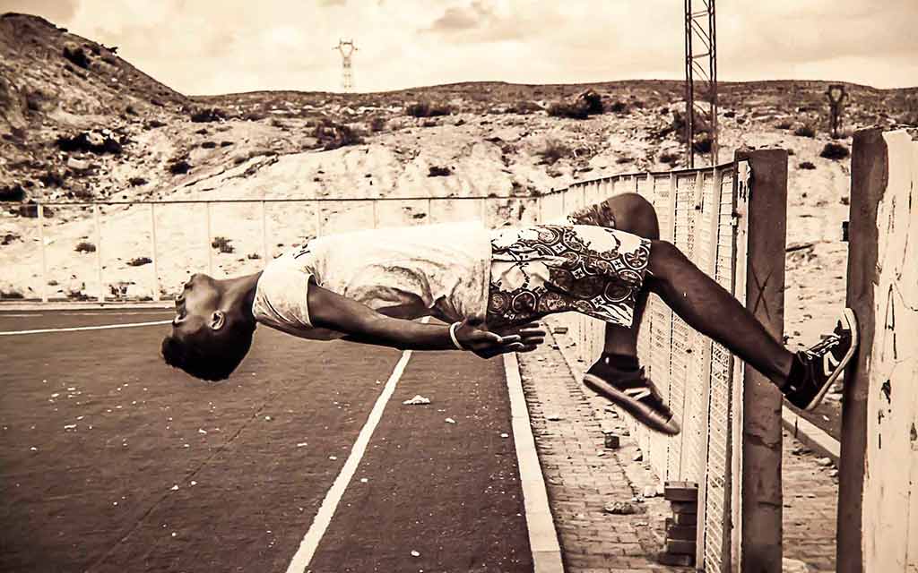 Exposition World Press 2024 - Zied Ben Romdhane, prise dans le cadre de son projet à long terme intitulé Évasion